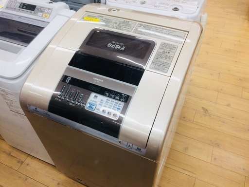 お手ごろ価格なHITACHIの洗濯乾燥機！