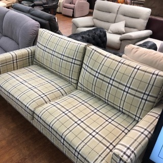 R0590) 大川家具 ウブロ 2人掛け 2P ソファ 店頭取引大歓迎♪
