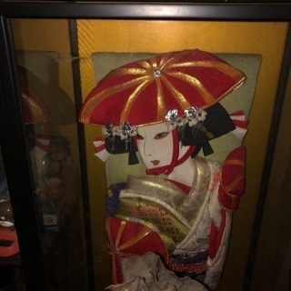 日本人形、羽子板
