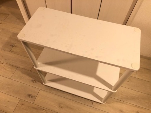 商談中 ニトリ ウッドシェルフ ホワイト アイ 天満橋の家具の中古あげます 譲ります ジモティーで不用品の処分