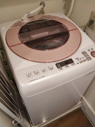 【2016年製】インバーター付き8kg洗濯機シャープES-GV8R
