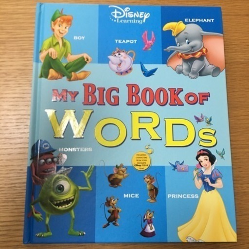 MY BIG BOOK OF WORDS 新品 ディズニー英語