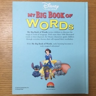 MY BIG BOOK OF WORDS 新品 ディズニー英語 