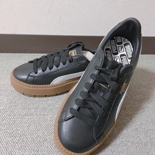 【新品・未使用】PUMA プラットフォームトレース スニーカー ...