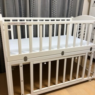 取置き中 コンビ ベビーベッド ベビー布団付き ななみ 瑞江のベッド ベビーベッド の中古あげます 譲ります ジモティーで不用品の処分