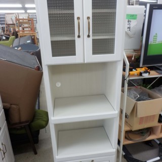 J2378 美品！福岡家具 大川家具 松田家具 食器棚 レンジボード 140cm幅 