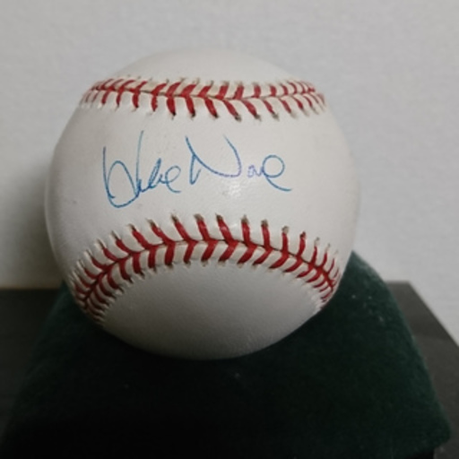 大リーグへの道を切り拓いた大投手野茂英雄直筆サインボール