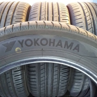 夏タイヤ【点検OK】4本 ヨコハマ 185/55R15 日本製 ブルーアース BluEarth-A 【富山市】 中古/4本185/55-15 185/55/15