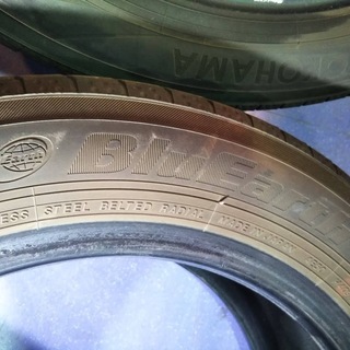 夏タイヤ【点検OK】4本 ヨコハマ 185/55R15 日本製 ブルーアース BluEarth-A 【富山市】 中古/4本185/55-15 185/55/15