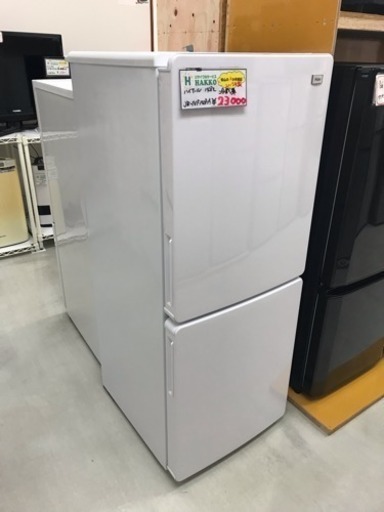 【リサイクルサービス八光　田上店　安心の3か月保証　配達・設置OK】ハイアール HAIER JR-NF148A W [ファン式 冷蔵冷凍庫 148L 右開き 2ドア ホワイト]