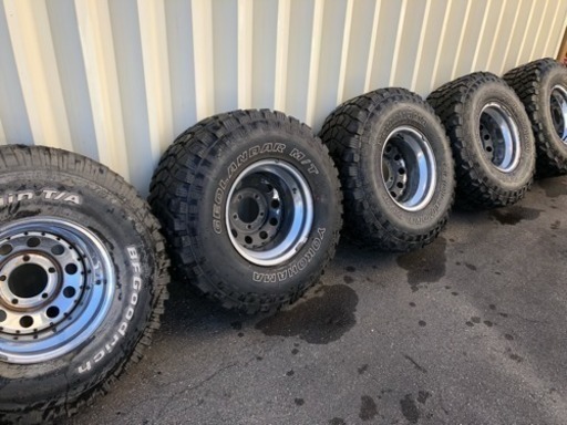 Yokohama マッドタイヤ ホイールセット 15インチ 5穴 5本 ジムニー タモリ 新得のタイヤ ホイールの中古あげます 譲ります ジモティーで不用品の処分 Yokohama マッドタイヤ ホイールセット 15インチ 5穴 5本 ジムニー タモリ 新得のタイヤ ホイールの中古あげます 譲ります ジモティーで不用品の処分
