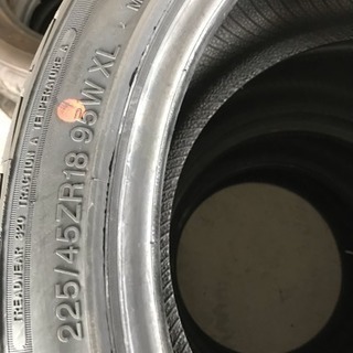 215/45/18新品タイヤ、交換込み