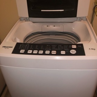 【2年使用】ハイセンス 全自動洗濯機