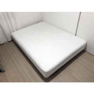 【美品】匿名配送　無印　脚付きマットレス　セミダブル　（脚別売り） 無印 脚付きマットレス セミダブル ベッド