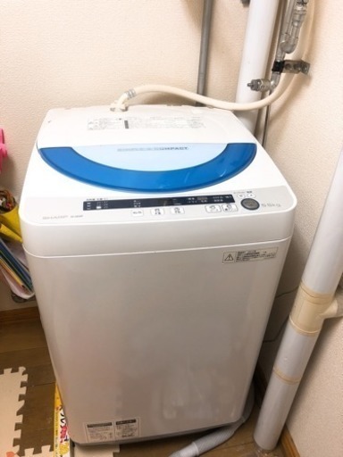 【受け渡し予定者決定】洗濯機 シャープ 5.5kg