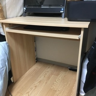 IKEA パソコン台 パソコンテーブル 木目