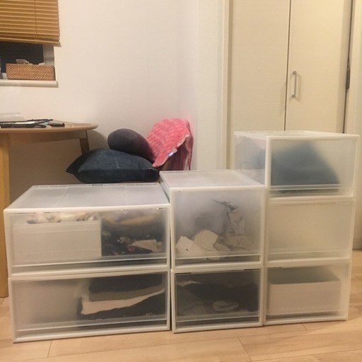 無印良品 収納ケース ポリプロピレン 7個セット さかした 加島の収納家具 収納ケース の中古あげます 譲ります ジモティーで不用品の処分