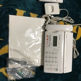 取り引き中 パナソニック FAX 子機付き 