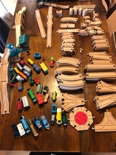 トーマス 木製 プラレール 電車