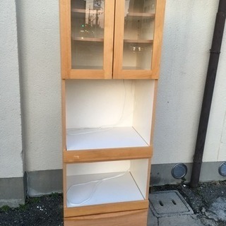 9月20日まで20%引き早いもん勝ち！！ 食器棚 レンジボード  アクタス 横幅60cm 傷あり 9月20日まで20%引き早いもん勝ち！！ 食器棚 レンジボード アクタス