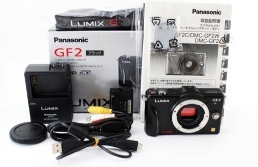 ✩超美品✩ Panasonic パナソニック LUMIX DMC-GF2 ボディ ブラック 元箱付き