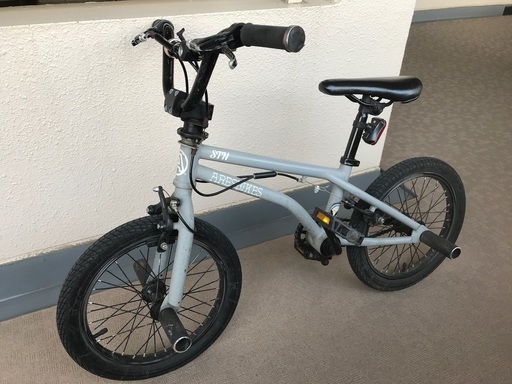 子供用BMX ARESBIKES アーレスバイク 16インチ STN マットグレー