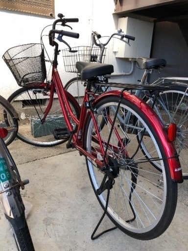 赤い自転車 サイクルベースあさひ