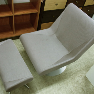 南12条店 カッシーナ ixc. オットマン付 ブーメラン プリュス ラウンジスウィベルチェア