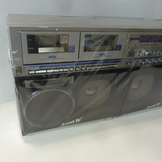 動作確認済★シャープ★GF-1000★THE SEARCHER-W 1000★昭和レトロ 大型ラジカセ★FM・AMラジオ付ステレオカセットテープレコーダー