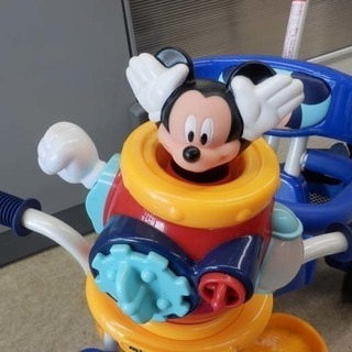 PayPay対応 ポップンカーゴ三輪車 ミッキーマウス(ブルー
