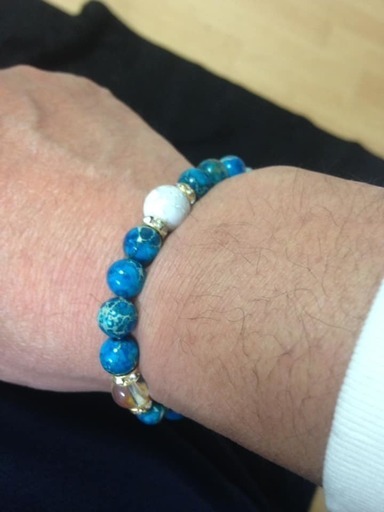 天然石ブルーターコイズ/ハウライト/水晶 | ptpnix.co.id