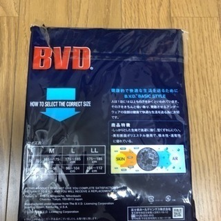 BVDのTシャツ未使用。