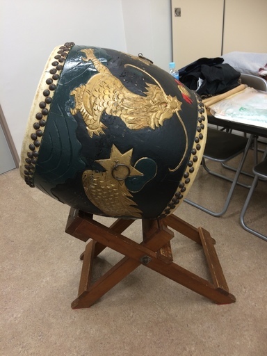 練習用太鼓（長胴太鼓1.6尺）4つ
