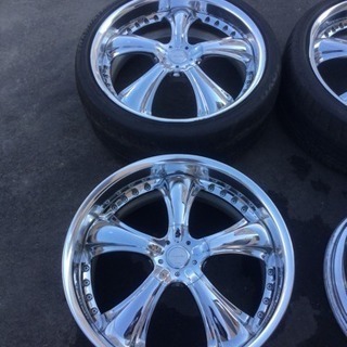 ワーク ユーロライン メッキ 20インチ アルミホイール 4本セット