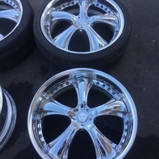 ワーク ユーロライン メッキ 20インチ アルミホイール 4本セット