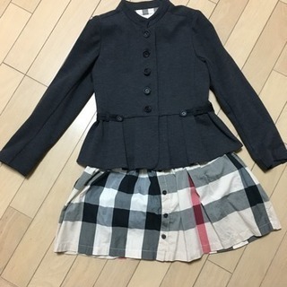 バーバリー　小学生入学式用服　女児