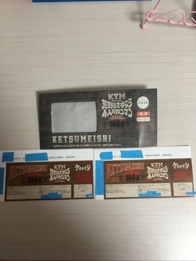 ケツメイシ 注文 ライブ2019 3月30日エコパアリーナ ペア 