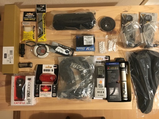 ロードバイク用初心者向けアクセサリーセット