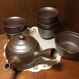 茶色シンプル茶器セット No.230245