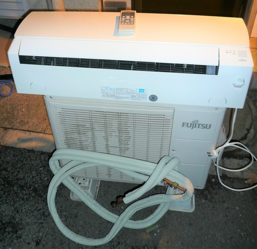 ☆富士通 FUJITSU AS-J22C-W インバーター冷暖房エアコン◆省エネタイプ