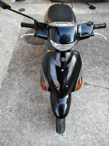 スズキ　レッツ4　ブルー　インジェクション　バッテリー新品お付けいたします。 スズキ レッツ4 ブルー インジェクション バッテリー新品お付けいたし