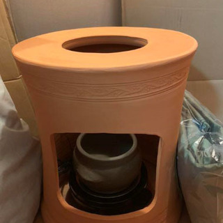 黄土よもぎ蒸し椅子セット、hanbibiの宮美人黄土よもぎ蒸しセット1台