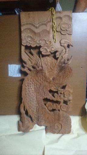木彫り 龍の置物 即日手渡し