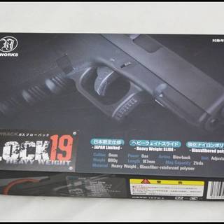 ショップカスタム品 KJWORKS GLOCK19 GBB スライドHW ガスブローバック グロック19 ガスガン KJワークス
