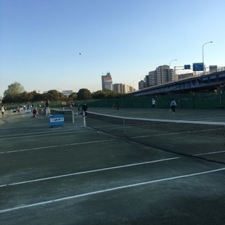 ソフトテニス 7月7日 16時～18時 京浜急行 六郷土手付近