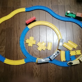 電車と線路のセット