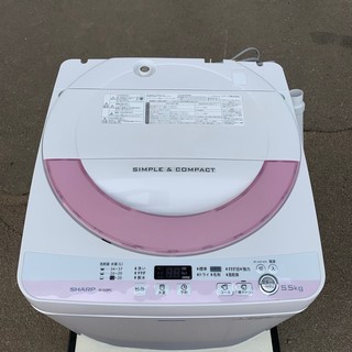 SHARP洗濯機2015年製5.5Kg（No.493) SHARP洗濯機2015年製5.5Kg（No.493)