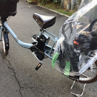 地域限定送料無料　パナソニック　ギュットミニ　DX　三人乗り　2018年　16AH　20インチ　新基準　キッスミニ　神戸市　電動自転車