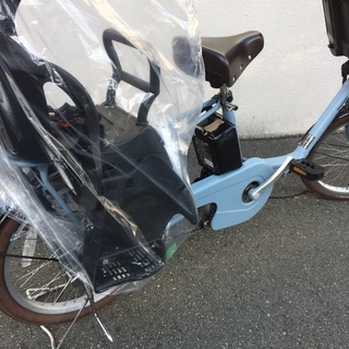 地域限定送料無料　パナソニック　ギュットミニ　DX　三人乗り　2018年　16AH　20インチ　新基準　キッスミニ　神戸市　電動自転車