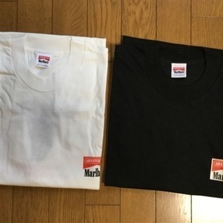 Marlboro 半袖Tシャツ 白黒2枚セット／フリー